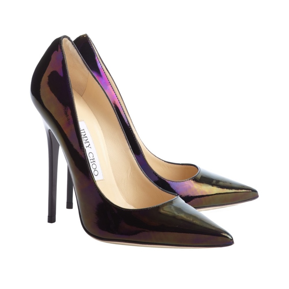 RARE Jimmy Choo Hologram Patent  Anouk